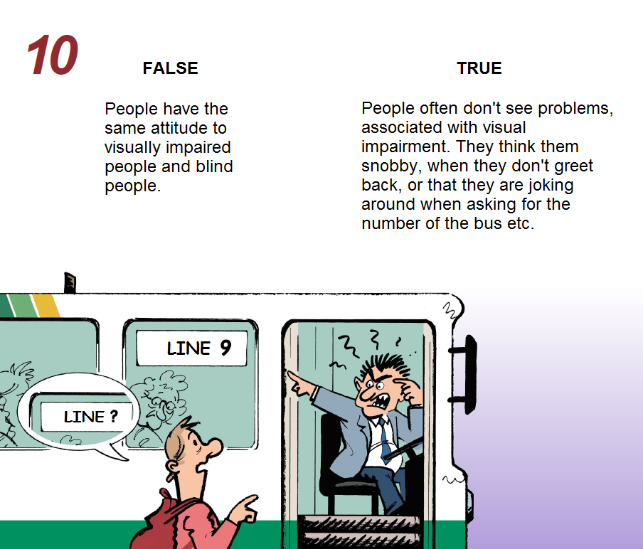 10 mistakes and truths visual impairment Feelif, feeling life